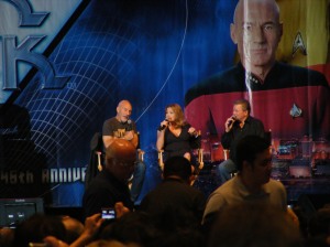 Three Captains onstage